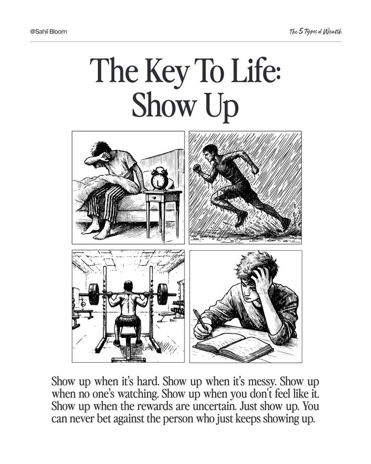 Show up